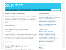 Tablet Screenshot of currenthealtharticles.net